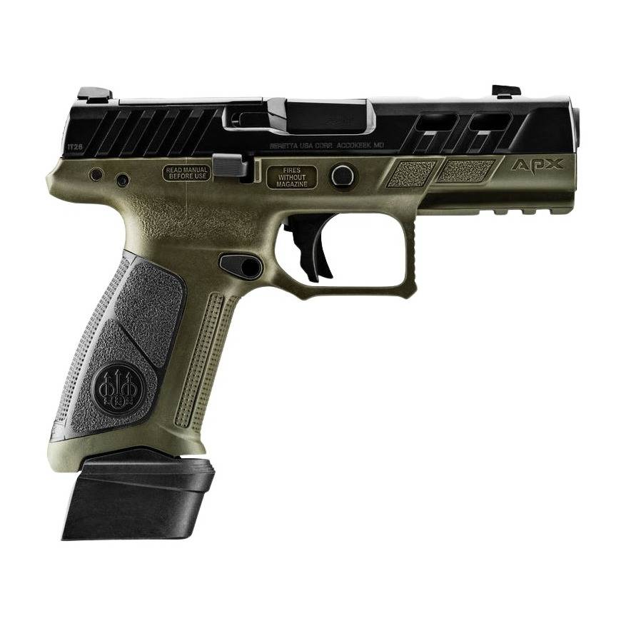 Beretta USA JAXA1F921PTODG APX A1 Full Size Frame 9mm Luger 21+1 4.25”-img-0