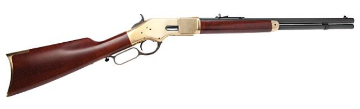 CIMARRON 1866 YELLOWBOY .32-20 24” OCTAGON BRASS/BLUED WALNUT-img-0