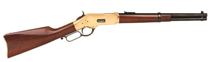 CIMARRON 1866 YELLOWBOY .44/40 16” BRASS/BLUED WALNUT-img-0
