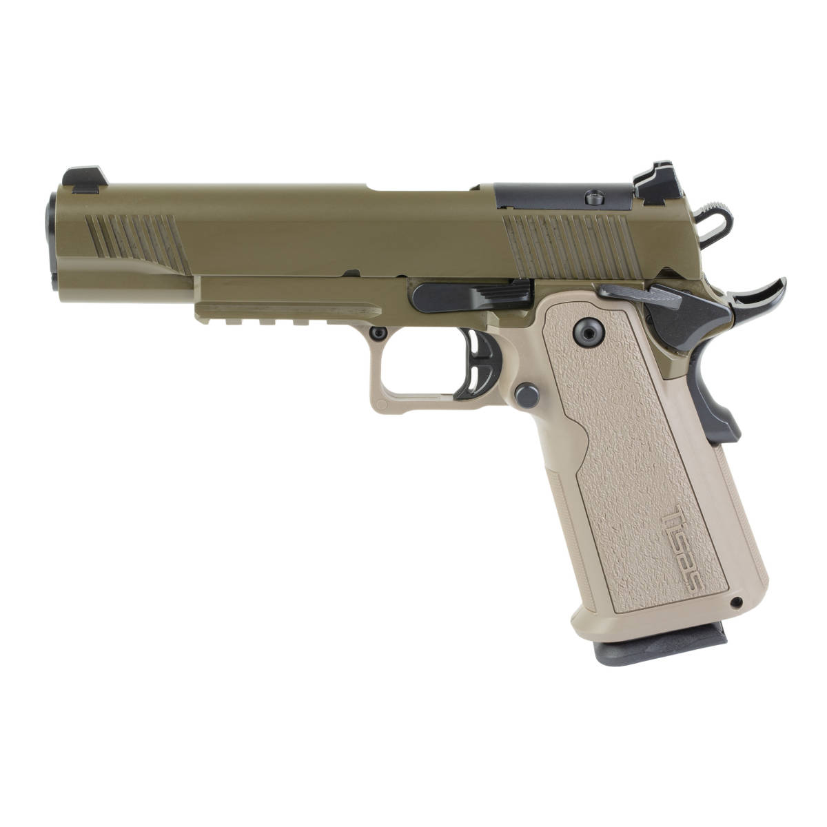 Tisas 1911 Duty DS 9mm Luger 18+1 5" Patriot Brown / FDE 12500904-img-0